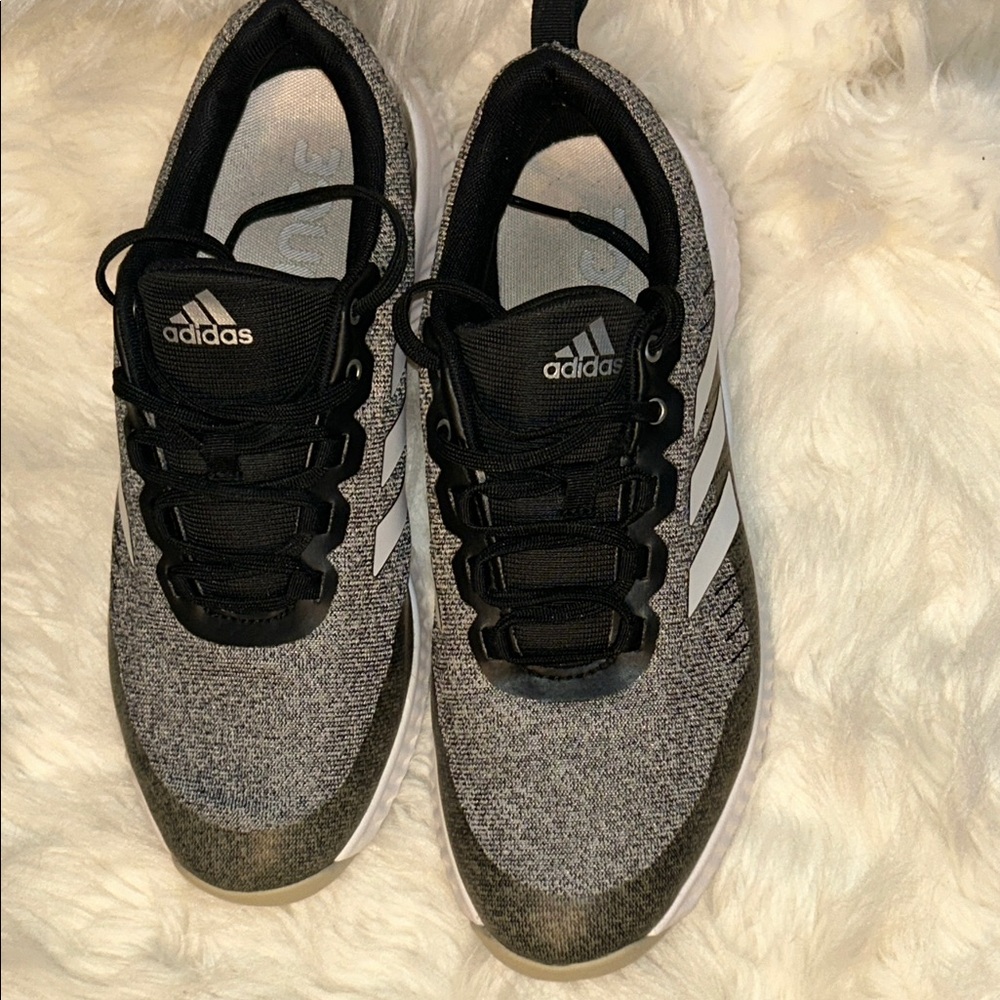 adidas Women's Gray and Black Athletic Running Shoes